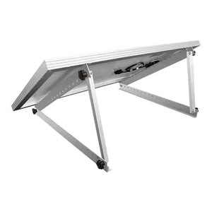 <span class=keywords><strong>Support</strong></span> triangulaire en alliage d'aluminium <span class=keywords><strong>pour</strong></span> <span class=keywords><strong>panneaux</strong></span> solaires photovoltaïques sur balcon de camping-car - Cadre triangulaire réglable à plusieurs niveaux - Product Image 1