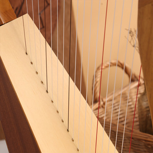 Harpe Lyre à 15 cordes, petite harpe <span class=keywords><strong>irlandaise</strong></span> avec clavier factice, vente directe d'usine, en stock - Product Image 3