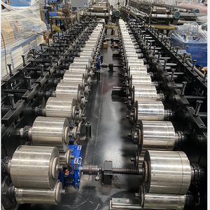 מערכת מדפים סופרמרקט עם פלדה מתלה גליל מתכת להרכיב מכונות פלסטיק - Product Image 6