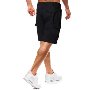 Pantalones Cortos Cargo de Media Pierna para Hombre, Estilo Casual, con Múltiples Bolsillos (6 Bolsillos), Color Negro y Caqui, Ecológicos, Cintura Media, Venta al Por Mayor - Product Image 2