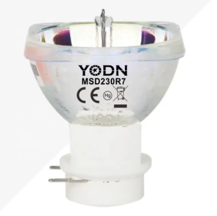 Yodn MSD230W R7 lampadina con Okamoto cup Phoenix wick per ClayPaky Sharpy beam 230 luce a testa mobile