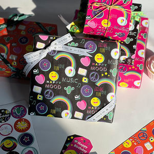 Venta al por mayor de alta calidad rollos de papel tisú de cumpleaños sonrisa embalaje rollo de papel de regalo artesanía superior - Product Image 5