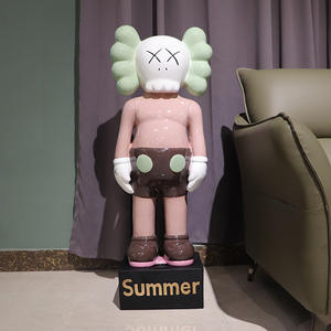 Décoration de maison moderne Sculpture Kaw grandeur nature en fibre de verre <span class=keywords><strong>Statue</strong></span> poupées cadeau de luxe grand ornement figurine jouets Kaw grandeur nature - Product Image 3