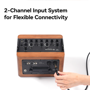 Système de sonorisation portable Musiccube avec haut-parleurs italiens de 4 pouces, égaliseur, mixeur, batterie rechargeable, amplificateur de <span class=keywords><strong>guitare</strong></span>, amplificateur de <span class=keywords><strong>basse</strong></span>, haut-parleur pour église et mariage - Product Image 3