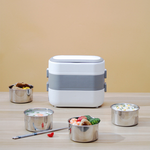 2021 hot pink lunchbox electric electric lunchbox heater Stainless Steel Heated electric lunchbox For office & school
