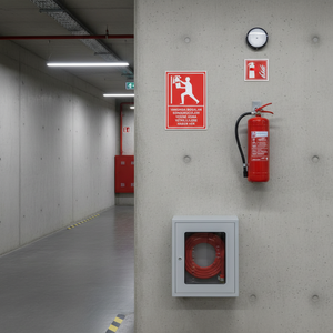 Señal de extintor de incendios reemplazable con diseño flexible - Product Image 3