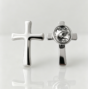 Metal Cross Lapel Pin Custom Religious Christian Cross Brooch Church Souvenir Worship Gift Clothing <b>Accessory</b> - Product Image 5