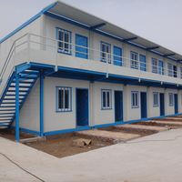Modernas Casas Prefabricadas de Contenedores de 20 y 40 pies, Edificio de Oficinas Portátil de Bajo Costo, Listo para Usar, Hecho con Panel Sándwich