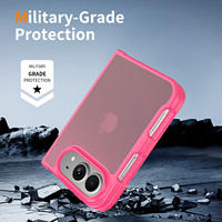 Coque de téléphone pour iPhone 18 Duo, effet peau mate, antichoc, transparente, souple, TPU, acrylique, PC, pour iPhone 18 Duo