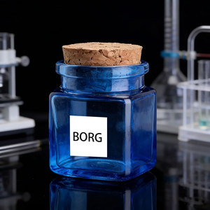 Frasco de Vidrio Vacío de Boca Ancha de 100 ml, 200 ml, 120 ml para Pudín, Yogur, Botella de los Deseos, Botella de Reactivo de 4 oz con Corcho - Product Image 3