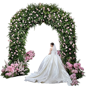 Ideas de Decoración de Arco Floral en Forma de U para la Ceremonia de Tus Sueños y Estilo Elegante para Eventos - Product Image 5