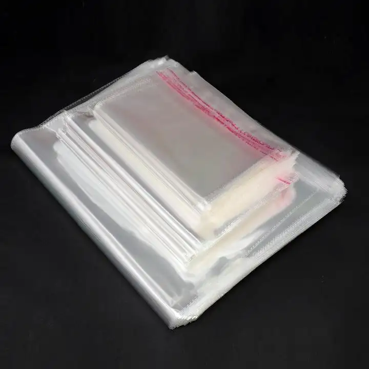 Poli sacchetto stampa personalizzata trasparente plastica stampata pacchetto autoadesivo imballaggio sacchetto Opp sacchetti di Cellophane autoadesivi