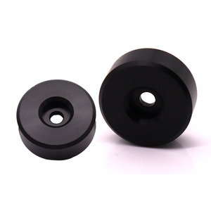 Bloc de moyeu encastré en plastique Delrin noir usiné, forme en D, alésage intérieur pour unité de transmission rotative - Product Image 3