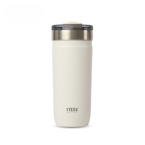 แก้วน้ำเก็บความร้อนสุญญากาศสแตนเลส 304 ยี่ห้อ <span class=keywords><strong>TYESO</strong></span> รุ่นใหม่ พร้อมหลอดดูด ขนาดใหญ่ พกพาสะดวก ดีไซน์ทันสมัย เหมาะสำหรับใช้ในรถยนต์และการเดินทาง - Product Image 2