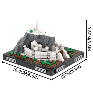 Set <span class=keywords><strong>di</strong></span> Blocchi da Costruzione Creativi MOOXI MOC1233 Ispirati al Film Il Signore degli Anelli, Minas Tirith, Action Figure Anime, Giocattoli e Modellini - Product Image 3