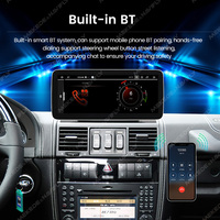 MEKEDE-Radio de coche con pantalla grande Android, navegación GPS, pantalla táctil para Benz Clase G G500 W461 W463 2008-2011