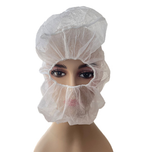 Dùng Một Lần Râu Và Tóc <span class=keywords><strong>Net</strong></span> Dùng Một Lần Bouffant Mũ Trùm Mũ Mũ Râu Lưới Đầy Đủ Mặt Tóc Lưới Unisex Phổ - Product Image 5