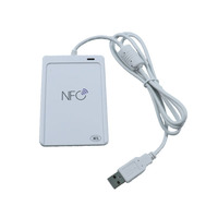 Lector de Tarjetas Inteligentes RFID de 13.56MHz, USB, NFC, ACR1552U, con Material ABS, para Control de Acceso y Pagos sin Efectivo