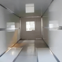 Maisons conteneurs pliables de type Z, économiques, préfabriquées, livrées en kit, pour logement maritime