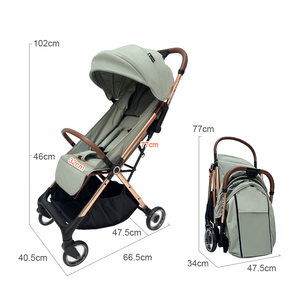 Cochecito de Bebé Plegable Automático de Nuevo Diseño, Cochecito Ligero, Cochecito de Viaje con Certificado EN 1888 - Product Image 3