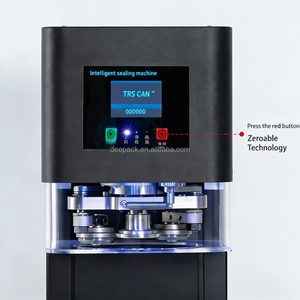 Machine de scellage entièrement automatique non rotative pour canettes PET 140W, pour canettes de thé aux perles, de café et de boissons <span class=keywords><strong>en</strong></span> aluminium - Product Image 4