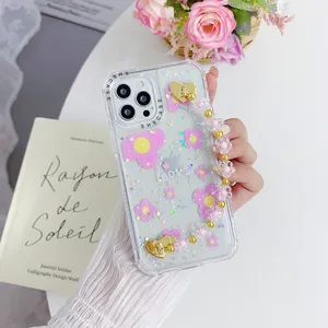 Dreamland 3-In-1 Painted Drop Tape Chain Cell Phone Case for iPhone for Samsung for Xiaomi