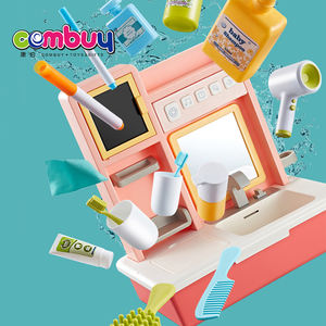 Évier de salle de bains pour enfants, jouet éducatif, jeu de simulation, ensemble de lavabo - Product Image 4
