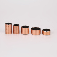 Douille coulissante bimétallique avec revêtement en PTFE / Douille en bronze avec revêtement en bronze / Douille coulissante autolubrifiante à sec en bronze