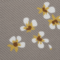 Tissu sergé imprimé numérique 100% coton 135GSM à motifs floraux, pois et rayures, personnalisé pour chemises et vêtements