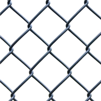 Malla de Alambre Recubierta de PVC, Calibre 2.0-4.0mm, Agujero de Diamante 50*50mm, Resistente a los Rayos UV y al Envejecimiento, para Cercas de Jardín y Patio