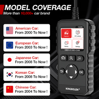 Escáner OBD2 Kingbolen YA200, Herramienta de Diagnóstico Automotriz, Consulta de Códigos DTC, Luz de Advertencia del Motor, Actualización Gratuita, Prueba de Batería