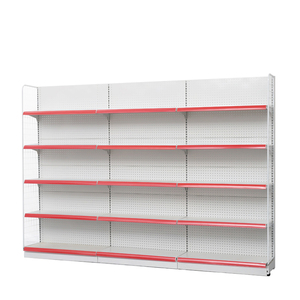 Kệ Bán Lẻ Kim Loại Sắt Chịu Tải Nặng Tùy Chỉnh MOQ Thấp Kệ Trưng Bày Siêu Thị Gondola Kệ Giá Để Bán Lẻ Giá Cửa Hàng - Product Image 2