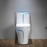Cuvette de toilette en céramique de haute qualité une pièce wc ensemble de toilette salle de bain