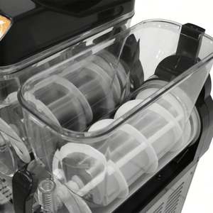 เครื่องทำน้ำสเลอร์2ถัง15L * 2เครื่องดื่มแช่แข็ง700W ใช้ในเชิงพาณิชย์ - Product Image 5