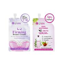 Feuille d'aluminium jetable à impression numérique Produit de soins de la peau du visage Stand up Pouch Crème Lotion Échantillon Bec Sac