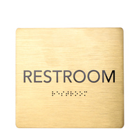 Signalétique Braille pour Toilettes, Signalétique Braille ADA, Signalétique Braille en Perles Acryliques pour Hôtel