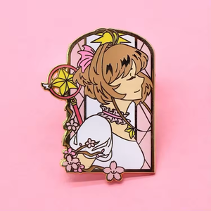 Tùy chỉnh giá rẻ mạ vàng dễ thương Trâm trái tim ve áo pins mềm cứng men đồng bằng ve áo pins Die đánh ve áo pins - Product Image 5