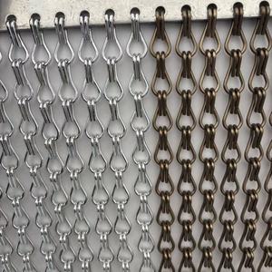 <span class=keywords><strong>Malla</strong></span> Decorativa de Aluminio Tejida Personalizada para Divisor de Habitaciones de Hotel y Biombo de Entrada - Product Image 4