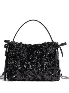 Nouveaux arrivages : sacs de soirée de luxe, sacs à main pour filles, sacs à main en gros pour femmes avec tissu à paillettes, pochettes sur mesure. - Product Image 2