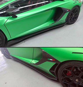 Alta qualità consegna veloce intero prezzo di vendita a secco in fibra di carbonio SVJ stile gonna laterale kit per <span class=keywords><strong>Lamborghini</strong></span> <span class=keywords><strong>Aventador</strong></span> - Product Image 3