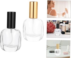 Botellas de Perfume de Vidrio Transparente de Alta Calidad, 30ml 50ml 100ml, con Pulverizador, Forma Cuadrada, Serigrafía, Logotipo Personalizado para Cosméticos - Product Image 6