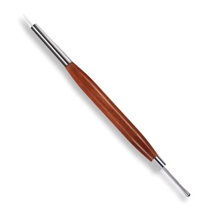 Pinceau à ongles multifonctionnel en bois de santal à double tête en poils de blaireau, brosse de sculpture en silicone pour mélange de colle 3D, outil écologique pour nail art - Product Image 5