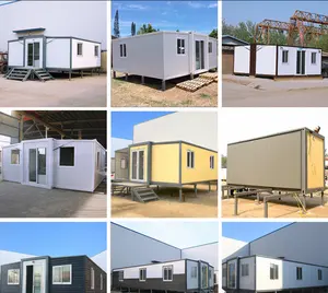 Çin fabrika toptan ucuz 40 Ft lüks ev prefabrik modüler evler genişletilebilir konteyner ev