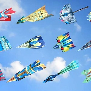 Kit de carton duplex pour impression numérique, origami éducatif et fabrication de cartes, avec logo personnalisé, motifs de <span class=keywords><strong>papier</strong></span> plié (arbre de Noël, <span class=keywords><strong>avion</strong></span>) - Product Image 4
