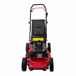 Robot tondeuse à gazon à essence avec moteur 4 temps, coupe automatique de l'herbe, lame en acier, bac à herbe arrière de 60L - Product Image 4