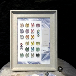 Esmalte de Uñas en Gel UV Profesional de Alta Calidad para Manicura Francesa, No Tóxico, con Tabla de Exhibición para Salón de Uñas - Product Image 1