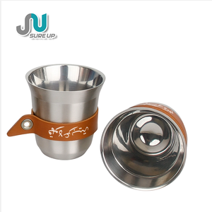 Ensemble cadeau de thermos isotherme en acier inoxydable de 500 ml avec infuseur à thé, poignée en cuir, style café arabe pour l'exportation - Product Image 4