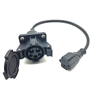220V J1772 Type1 ซ็อกเก็ต NEMA <span class=keywords><strong>5</strong></span>-15/<span class=keywords><strong>5</strong></span>-20 EV อะแดปเตอร์ชาร์จ 0.5M สําหรับ E-Bike/สกู๊ตเตอร์/<span class=keywords><strong>ล้อ</strong></span> - Product Image 1