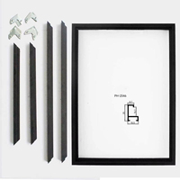 Nuevo y Moderno Marco de Fotos de Aleación de Aluminio Ecológico Color Marrón Oscuro para Decoración del Hogar, Molduras para Impresión Digital de Fotos