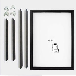 Nouveauté, cadre photo en aluminium moderne, écologique, brun foncé, en vrac, pour la décoration de la maison, bandes de moulures - Product Image 4